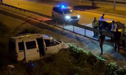 Kontrolden çıkan araç 50 metre sürüklendi! Sonu şaşkına çevirdi