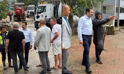 MHP Kastamonu İl Başkanı Emre Şahin afet bölgesinde
