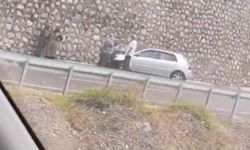 Otomobil bariyere saplandı: 1 kişi yaralandı