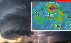Kastamonu’da hava alarmı: Süper hücremi geliyor?