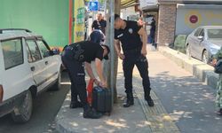 Şüpheli valiz alarmı: Polis bölgeye sevk edildi