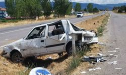 Taşköprü yolunda feci kaza: Yaralılar araçta sıkıştı