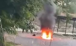 Kastamonu’da motosiklet alev alev yandı! O detay dikkat çekti