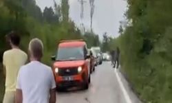 Kastamonu’da servis yolunda kaza
