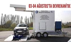 Devrekani’de Gezici Araç Muayene İstasyonu 3-4 Ağustos’ta hizmet verecek