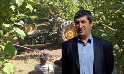 Eşinin çalıştığı bahçeye giderken traktörün altında kaldı