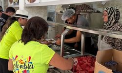 Festival konukları Taşköprü’de aynı sofrayı paylaştı