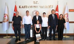 Kastamonu Valisi Dallı, LGS birincisini makamında ağırladı
