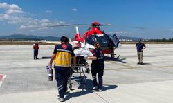 Kastamonu’da zamanla yarış: Ambulans helikopter havalandı