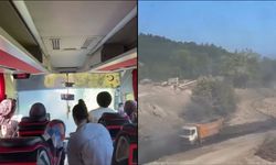 Kastamonu'da yürekleri ağza getiren anlar! Şoförün soğukkanlılığı faciayı önledi