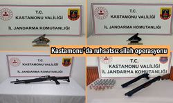 Kastamonu’da silah operasyonu: Çok sayıda silah ve mühimmat ele geçirildi