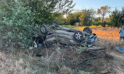 Sinop-Kastamonu karayolunda feci kaza! Otomobil takla attı, yaralılar var