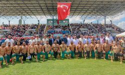 Taşköprü'de başpehlivanlık güreşleri nefes kesti