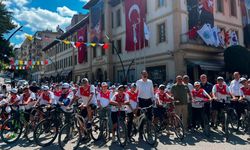 Taşköprü’de yüzlerce pedal aynı anda döndü