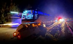 Kastamonu'da gece vakti yürekler ağza geldi: Yolcu otobüsü ile otomobil çarpıştı