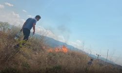 Kastamonu’da alevler kuru otları sardı: Ekipler seferber oldu