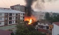 Tüpler bomba gibi patladı! Yangın çevrede büyük paniğe neden oldu