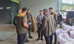 Cide’de TMO Fındık Alım Merkezine ziyaret