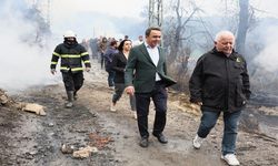 Kastamonu'da Belediye Başkanı Baltacı, yangın bölgesinde
