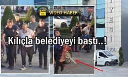 Kastamonu’da silah ve kılıçla Kastamonu Belediyesini bastı: Sıcak görüntüler geldi!
