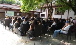 Kastamonu'da, Filistinli akademisyen Gazzeli öğrencilerin zorluklarını anlattı