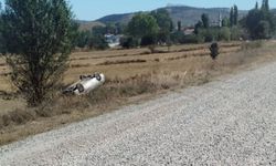 Kastamonu’da yola serilen mıcır kazaya neden oldu