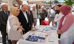 Kastamonu'da tarihi meydanda 'Halk Sağlığı Sokağı' kuruldu