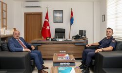 Taşköprü Belediye Başkanı Arslan’dan İlçe Jandarma Komutanı Asar’a ziyaret