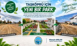Taşköprü’de eski Emniyet Müdürlüğü alanı park oluyor