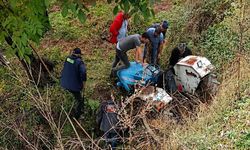 Son dakika: Taşköprü'de traktör yuvarlandı!