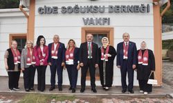 Cide Soğuksu Vakfı Dernek Başkanı Recep Çetinkaya’ya tebrik ziyaretleri sürüyor