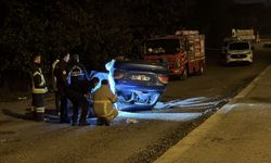 Uzman çavuş kaza yaptı: Hurda otomobilden sağ çıktı