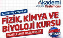 Kastamonu Akademi Etüt Merkezi'nde kurs kayıtları başladı