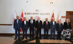 Kastamonu muhtarlarından Vali Meftun Dallı'ya ziyaret