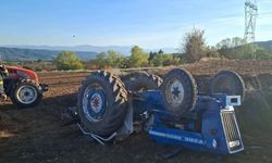Kastamonu'da tarlada traktör kazası! Ekipler harekete geçti