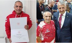 Kastamonu'da görev yaptı: Milli Sporcu Haluk Kaya’ya 'Yılın Enleri' ödülü