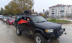 Kastamonu’da özel bireylere Cumhuriyet Bayramı sürprizi: Off-Road araçlarıyla şehir turu attılar