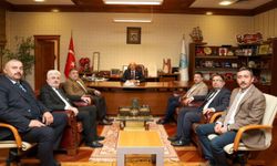 Taşköprü TSO Başkanı Mustafa Uğur’dan Başkan Arslan’a ziyaret