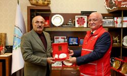 Taşköprü’de Kızılay Haftası dolayısıyla Başkan Arslan’a ziyaret