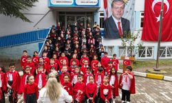 Taşköprü'de öğrenciler Cumhuriyet'in 103. yılında tek ses oldu!
