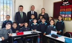Taşköprü'deki okula müfettişlerden ziyaret