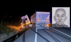 Yol kenarında yürüyordu! Tırın çarptığı yaşlı adam kurtarılamadı
