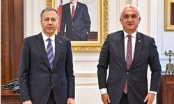 Vali Çakır'dan İçişleri Bakanı Yerlikaya'ya hayırlı olsun ziyareti