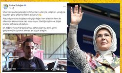 Emine Erdoğan, İhsangazili çiftçiyi tebrik etti