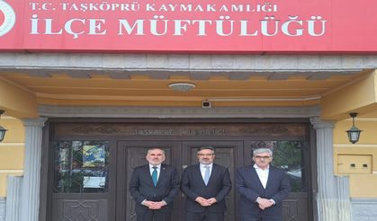 Daire Başkanı Erhan’dan Taşköprü Müftülüğüne ziyaret