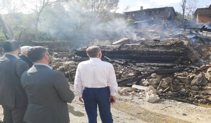 Kastamonu’da cami yandı: Müftü Derin, köye gitti