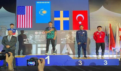 Taşköprülü Milli Sporcu Hamza Eren Göksu, dünya üçüncüsü oldu