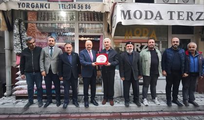 56 yıldır aynı mesleği yapıyor: Kastamonu Valisi'nden yılın ahisine ziyaret
