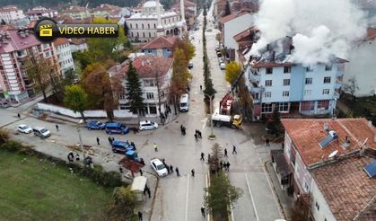 Kastamonu'da korkutan yangın: Yangın görüntüleri geldi!
