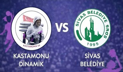 Kastamonu Dinamik Spor ile Sivas Belediye Spor Karşı Karşıya